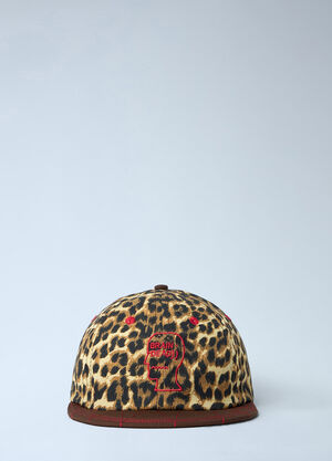 Brain Dead Logo Motif Baseball Cap Brown bra0160007
