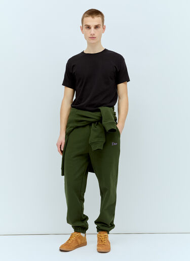 Dime Classic Small Logo Track Pants Green dmt0154019