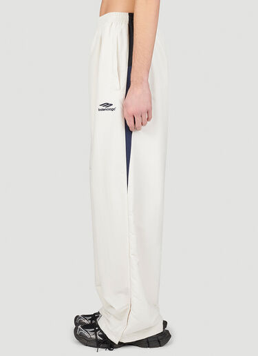 Balenciaga Sports Logo Track Pants White bal0153008