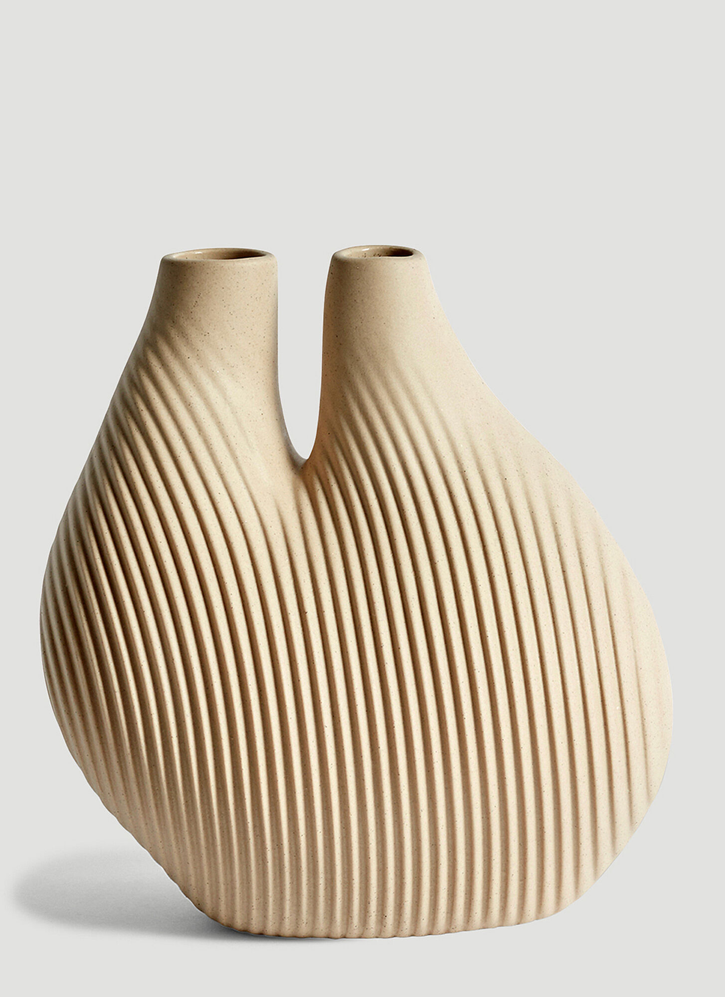 Shop Hay Chamber Vase In Light Beige