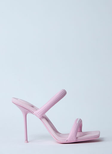 Alexander Wang Julie Tubular Heeled Sandals Pink awg0260011