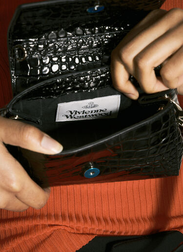 Vivienne Westwood Hazel 小号手提包 黑色 vvw0258013