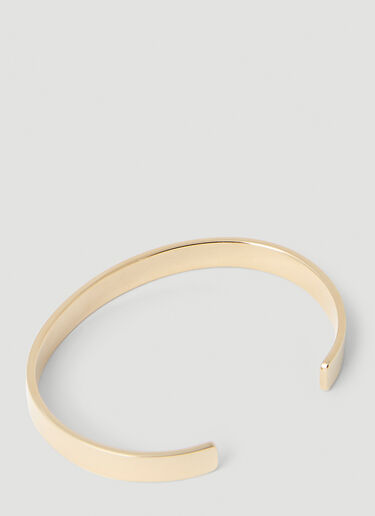 Maison Margiela Logo-Engraved Bracelet Gold mla0151073