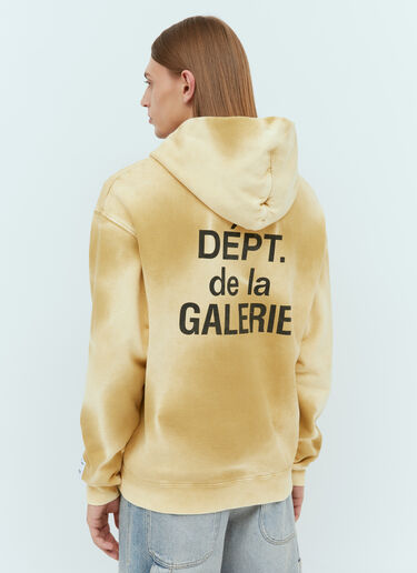 Gallery Dept. French Zip Hooded Sweatshit Yellow gdp0152023
