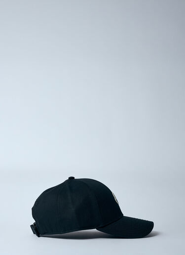 Moncler Logo Motif Baseball Cap Black mon0160034