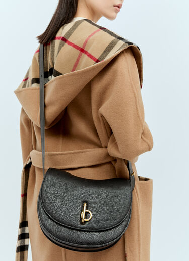 Burberry Mini Rocking Horse Shoulder Bag Black bur0255088
