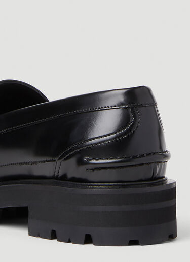 Alexander McQueen Tread 乐福鞋 黑色 amq0152023