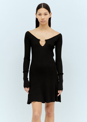Jacquemus La Mini Robe Pralù Dress Black jac0256016