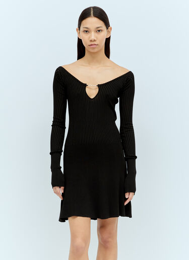 Jacquemus La Mini Robe Pralù Dress Black jac0256016