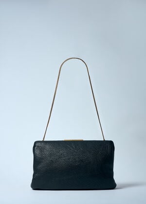 Saint Laurent 라지 가죽 클러치 블랙 sla0258049