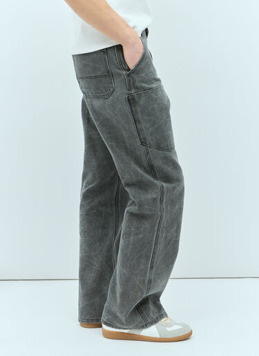 Acne Studios パッチ キャンバスパンツ グレー acn0155009