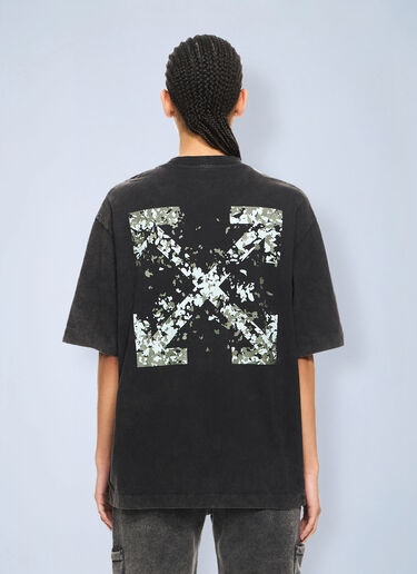 LN-CC® - Off-White: Arrow Confetti Skate T-shirt - Black Off-White Arrow Confetti Skate T-shirt Black ofw0264011