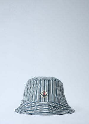 Moncler Striped Bucket Hat White mon0164020