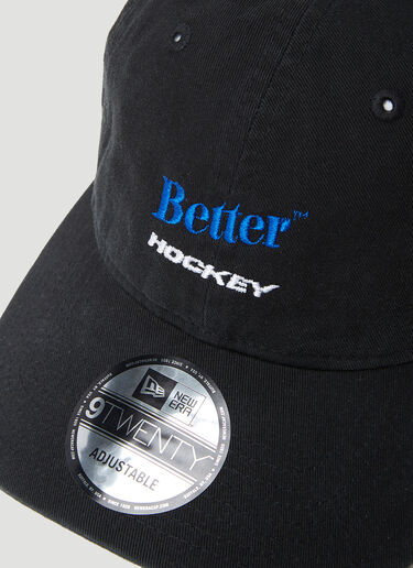 Better Gift Shop x New Era ホッケー ベースボールキャップ ブラック bfs0154008