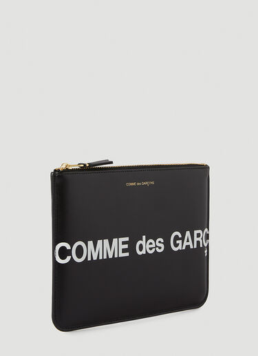 Comme des Garçons Wallet 徽标钱袋 黑色 cdw0346006