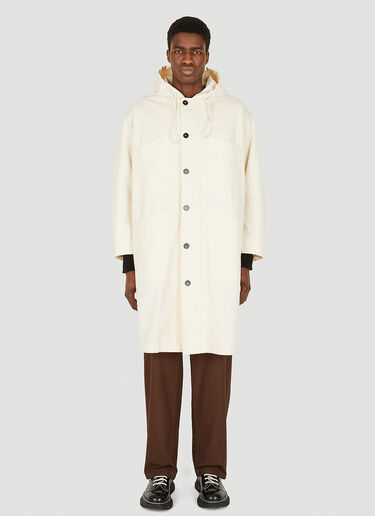 Jil Sander Parka 01 Coat Beige jil0147002