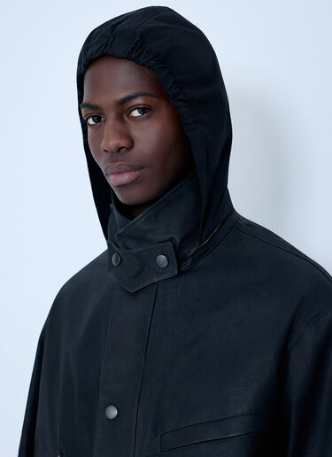 Lemaire Short Rain Jacket Black lem0162003