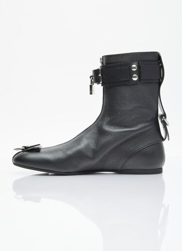 JW Anderson Padlock Ankle Boots Black jwa0154015