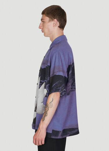 OAMC Kurt Floral Shirt Purple oam0152005