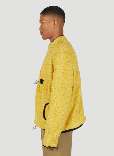 Wynn Hamlyn Zipper Fleece Sweatshirt Yellow wyh0148014