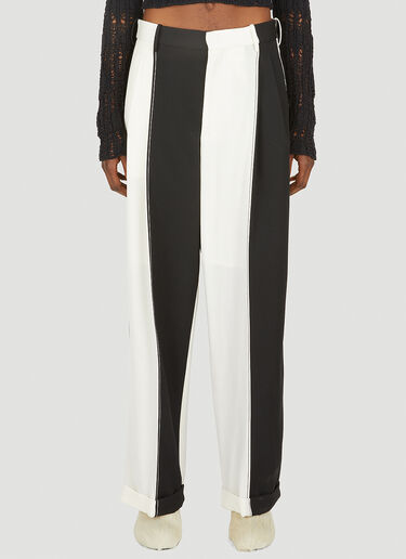 Marni Monochrome Stripe Pants Black mni0248012