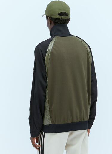 Moncler x adidas Originals 徽标贴花拉链开衫 橄榄色 mad0154008