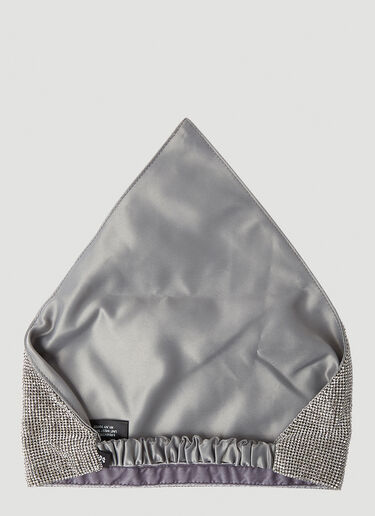 KARA Crystal Mesh Headscarf Silver kar0248015