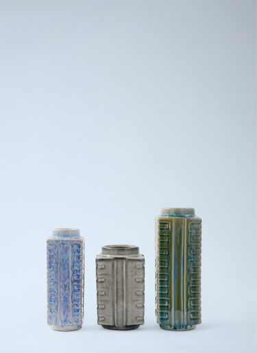 POLSPOTTEN Set Of Three Small City Vase Multicolour wps0692008