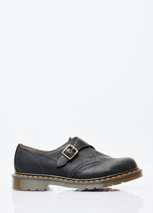 Junya Watanabe x Oakley 1461 Monk Natural Tumble Leather Shoes Black jwo0156001