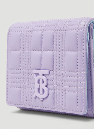 Burberry Lola Compact Wallet Purple bur0247154