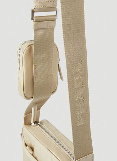 Prada Re-Nylon Messenger Crossbody Bag Beige pra0148035