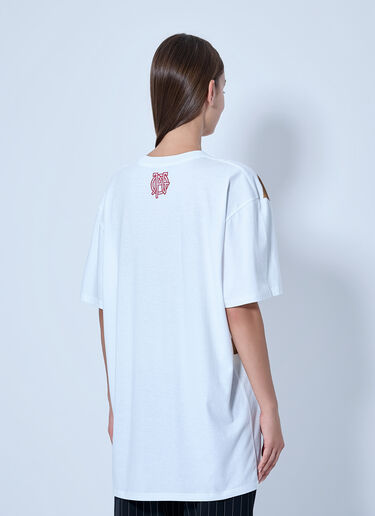 LN-CC® - Jean Paul Gaultier: Graphic Print T-Shirt - White Jean Paul Gaultier Graphic Print T-Shirt White jpg0266001