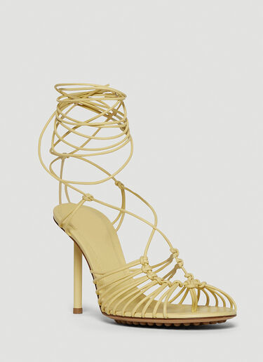 Bottega Veneta Dot High Heels Yellow bov0247036