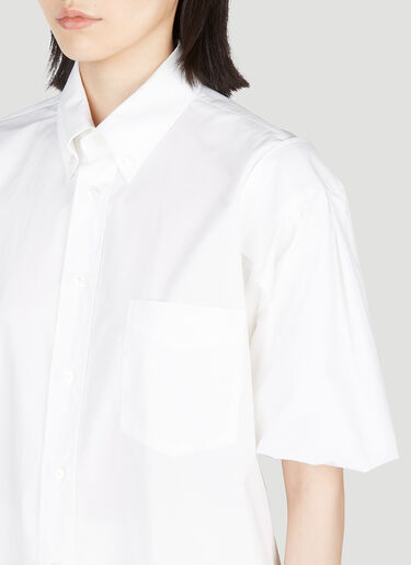 MM6 Maison Margiela Short Sleeve Shirt White mmm0253007