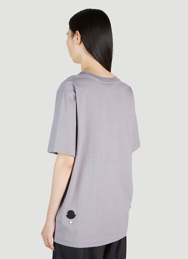 6 Moncler 1017 ALYX SM 徽标印花 T 恤 丁香紫 mal0351003