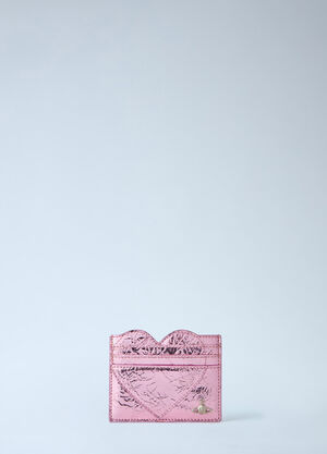 Vivienne Westwood Metallic Card Holder Pink vvw0264081