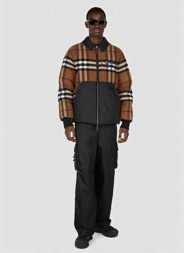 Burberry Wheelton Padded Jacket Brown bur0151051
