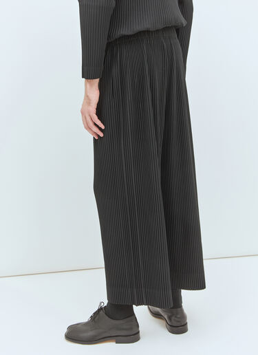 Homme Plissé Issey Miyake Wide-Leg Pleated Pants Black hmp0158016