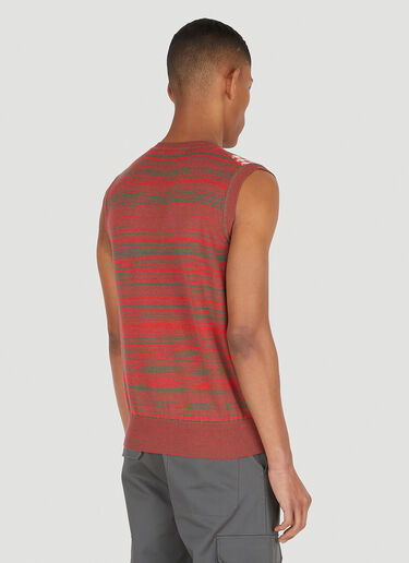 Vivienne Westwood David Houndstooth Vest Red vvw0147009