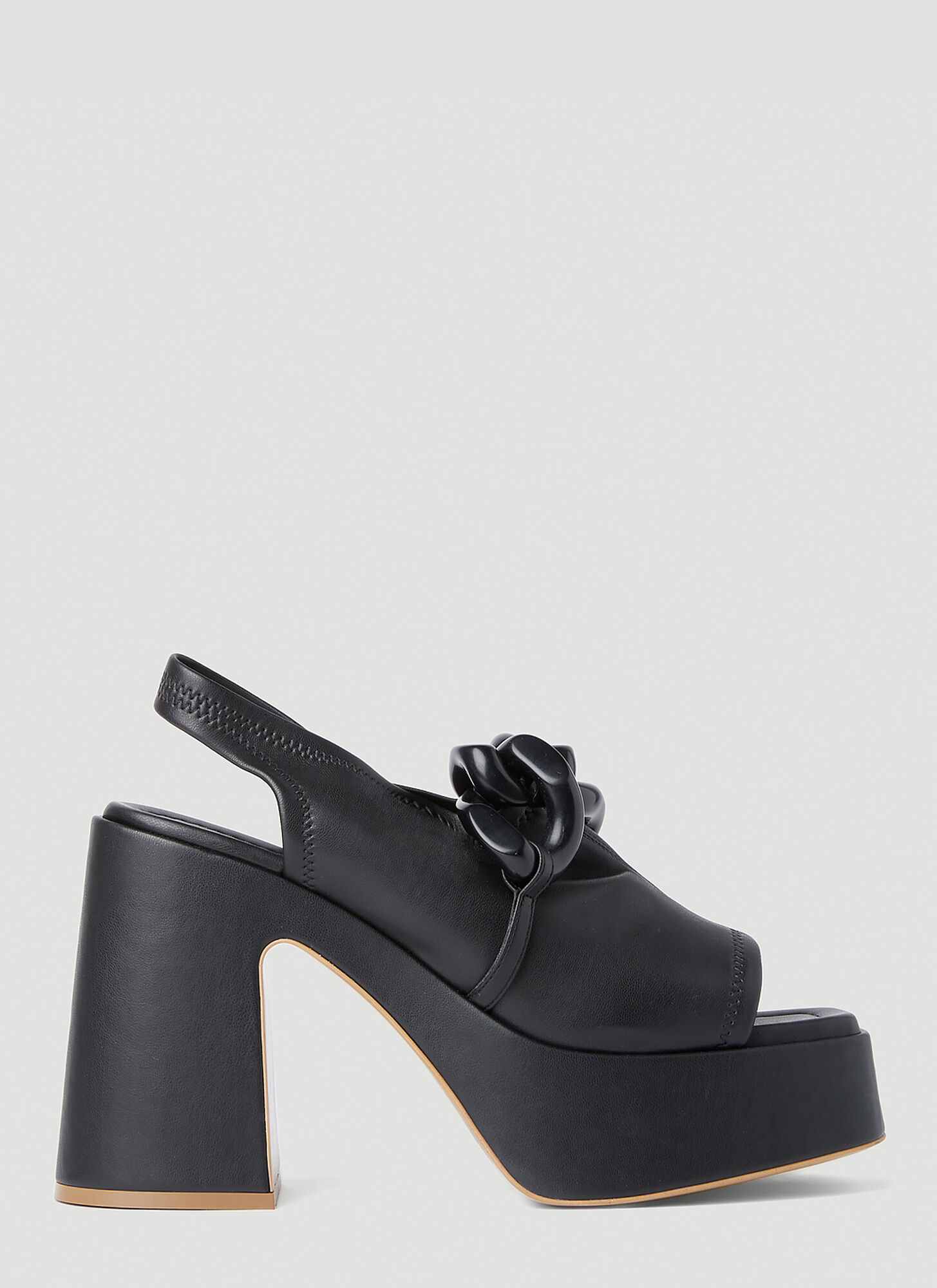 Stella Mccartney Black Alter Mat Skyla Sandals