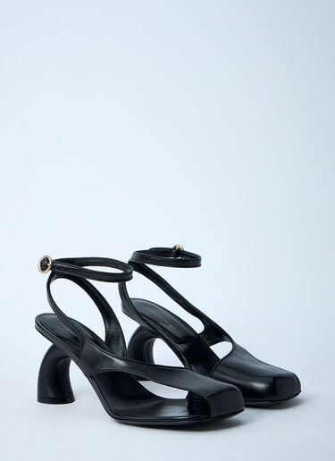 Dries Van Noten Leather Heels Black dvn0259001