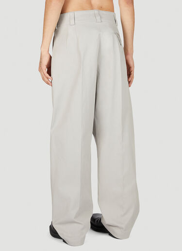 Twill Pleated Pants Bottega Veneta Twill Pleated Pants Grey bov0154002