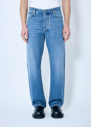 Bottega Veneta Indigo Wide Leg Jeans Light Blue bov0159005