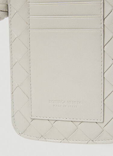 Bottega Veneta Intrecciato Phone Pouch Grey bov0254017