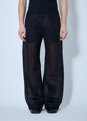 Walter Van Beirendonck Mesh Pants Black wlt0160001