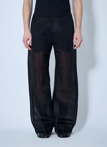 Walter Van Beirendonck 메시 팬츠  블랙 wlt0160001