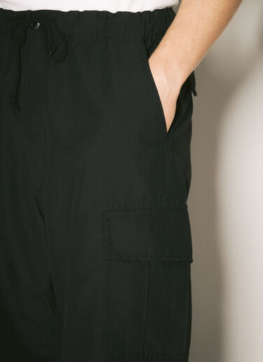 Comme des Garçons Homme Drawstring Cargo Pants Black cdh0158012