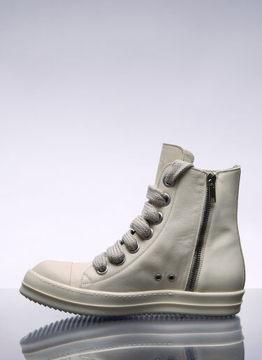 Rick Owens Jumbo Laced Sneakers Cream ric0157026