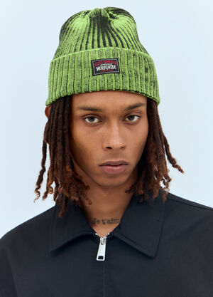 Moncler x Roc Nation designed by Jay-Z Workgear Spray Cuff Beanie Hat Black mrn0156014