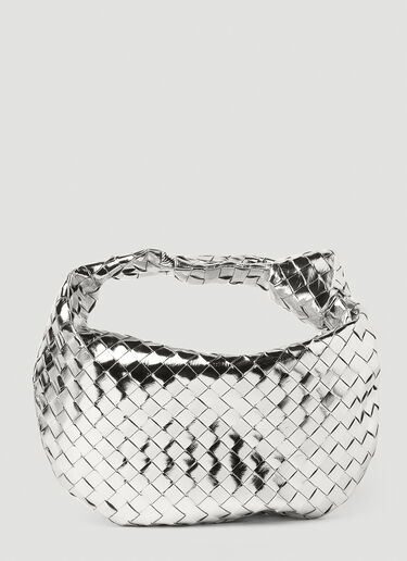 Bottega Veneta Metallic Teen Jodie Handbag Silver bov0252006
